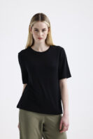Bisiklet Yaka Triko T-shirt