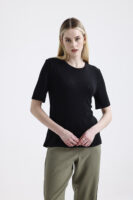 Bisiklet Yaka Triko T-shirt