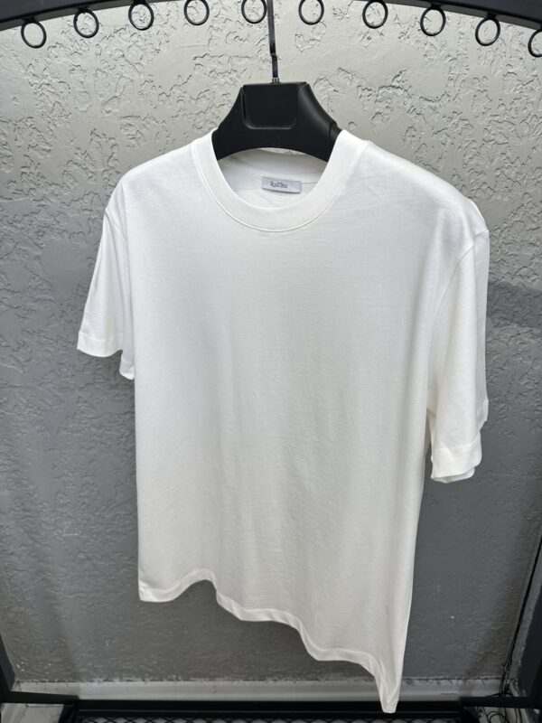 BEE ECRU Sıfır Yaka Basic T-shirt