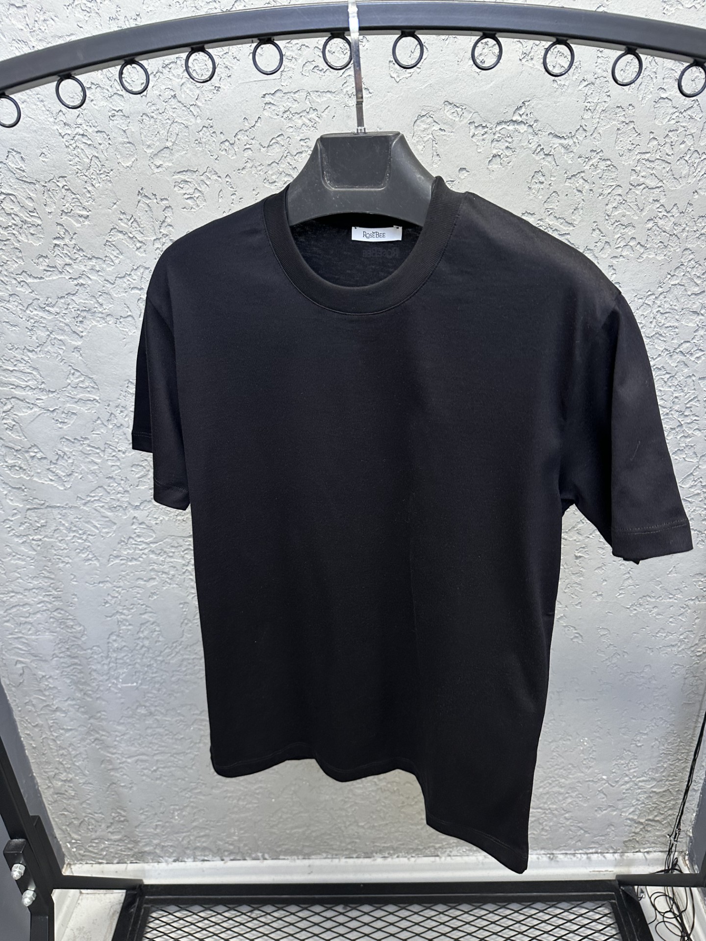 BEE BLACK Sıfır Yaka Basic T-shirt