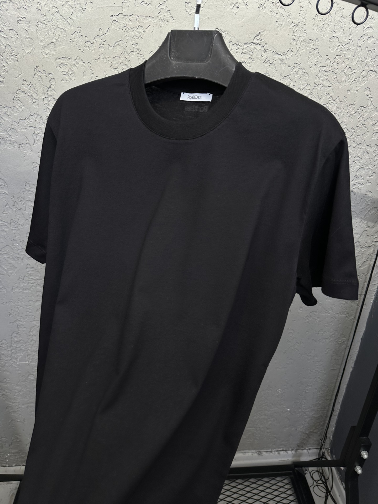 BEE BLACK Sıfır Yaka Basic T-shirt