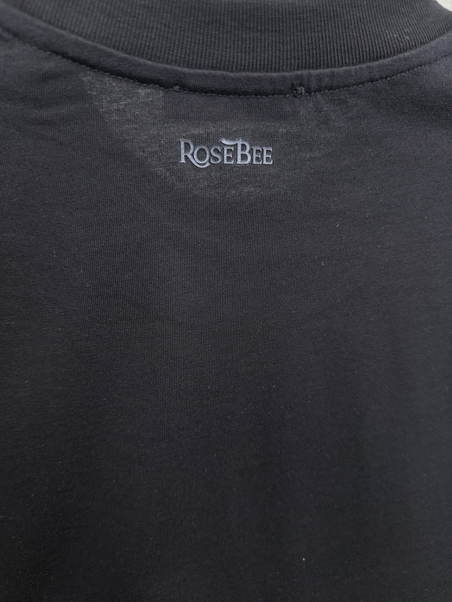 BEE BLACK Sıfır Yaka Basic T-shirt