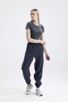 Modal Büzgülü Pantolon ‘Anthracite'