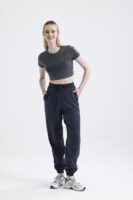 Modal Büzgülü Pantolon ‘Anthracite'