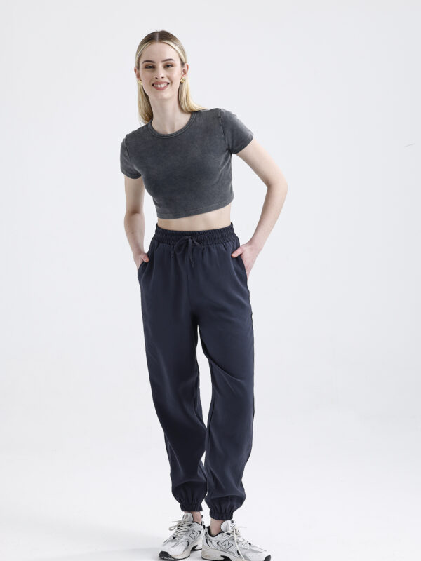 Modal Büzgülü Pantolon ‘Anthracite'