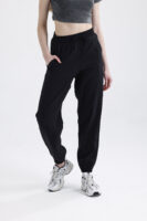 Modal Büzgülü Pantolon 'BLACK'