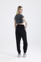 Modal Büzgülü Pantolon 'BLACK'